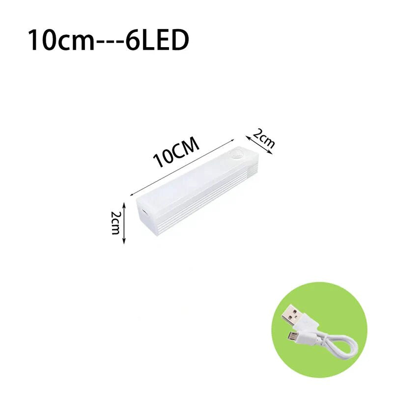 LumiSense® - Luminária sem fio com sensor de movimento 10cm
