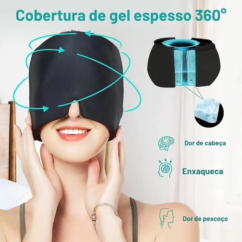 ToucaThermo ® - Touca com gel para o alívio da enxaqueca
