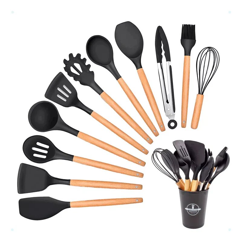 Kit Colheres de Silicone Anti Riscos - Compre Kit com 6 Peças e Ganhe mais 6 Peças Exclusivas