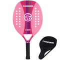 Raquete de Beach Tennis Camewin Original de Fibra de carbono e Fibra de vidro rosa