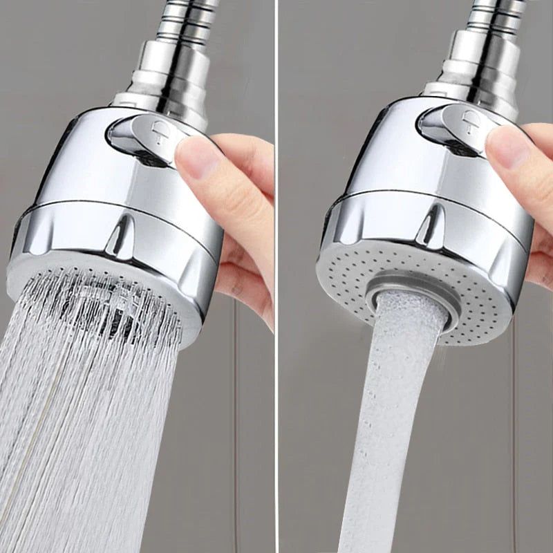 Bico Arejador Extensor Articulado para Torneiras 360° em Inox