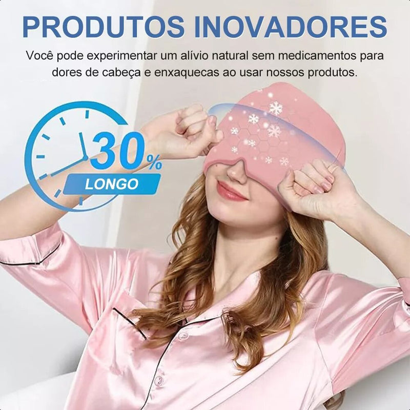 ToucaThermo ® - Touca com gel para o alívio da enxaqueca