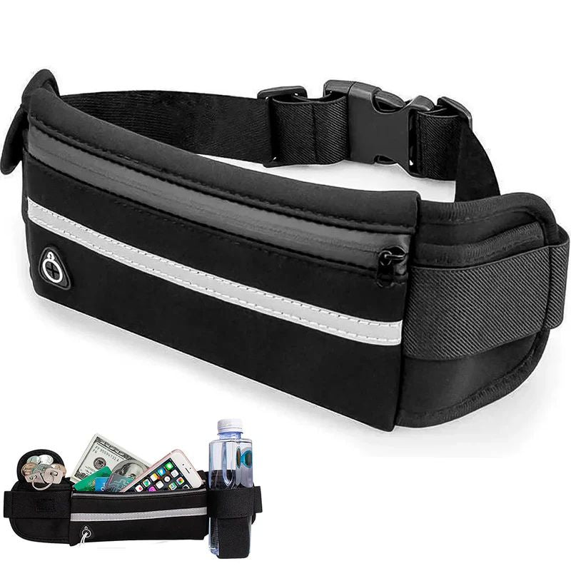 Pochete Esportiva de Cintura preto