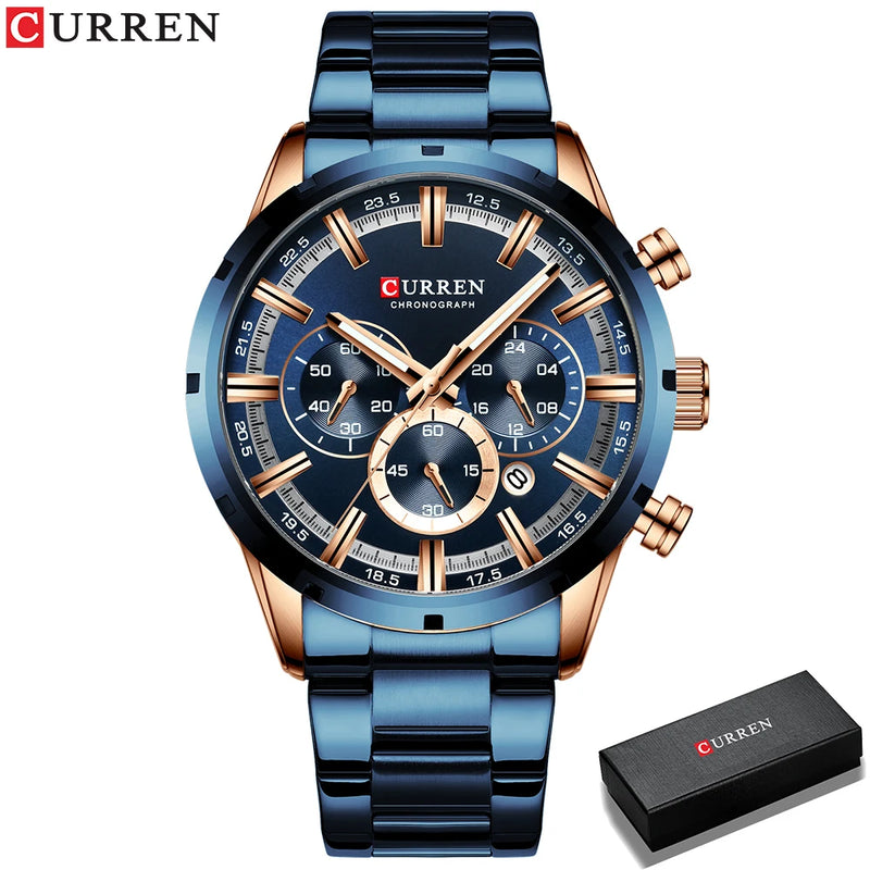 Relógio Curren 8355 Azul