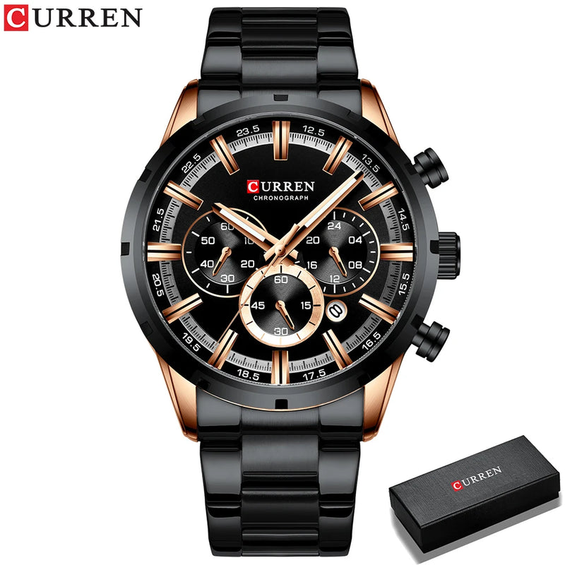 Relógio Curren 8355 Preto
