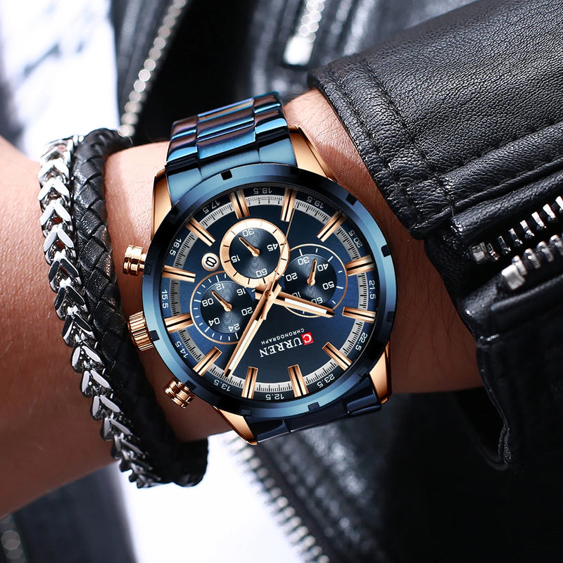Relógio Curren 8355 Azul
