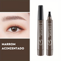 Caneta Micropigmentadora à prova d'água, marrom acinzentado.