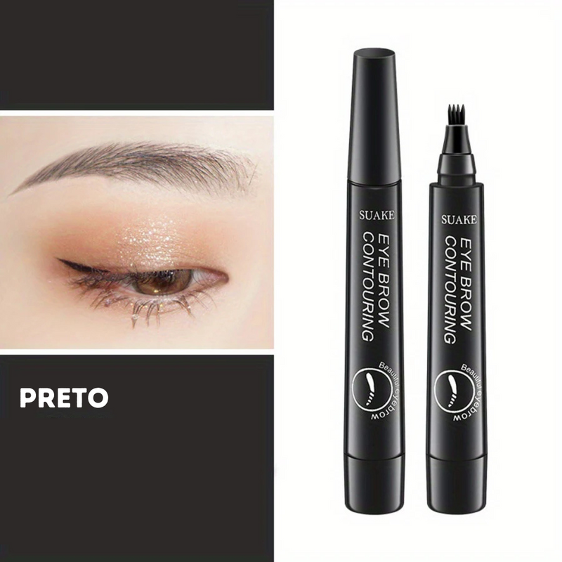 Caneta Micropigmentadora à prova d'água preto