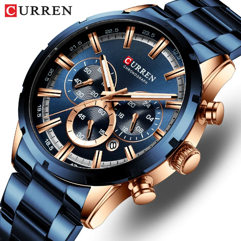 Relógio Curren 8355 azul