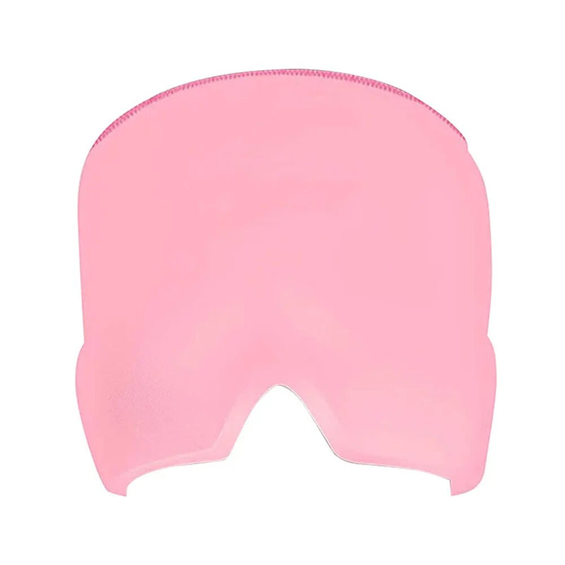 ToucaThermo ® - Touca com gel para o alívio da enxaqueca rosa