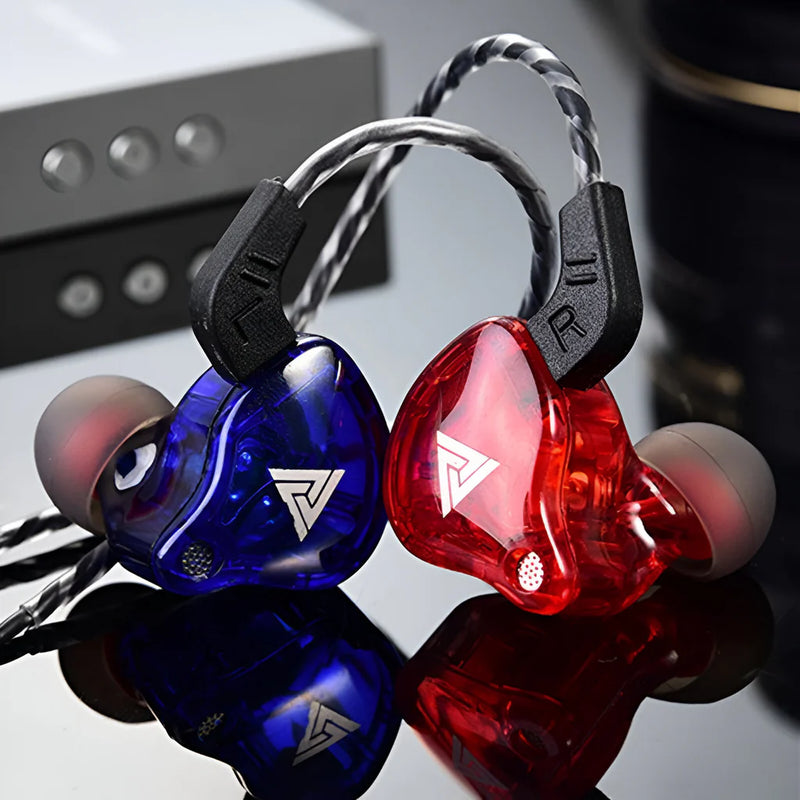 Fone de Ouvido com Fio e Microfone, Driver de Cobre, Estilo Esportivo, HiFi Ergonômico
